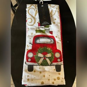 NWT Rachel Zoe Christmas towels.